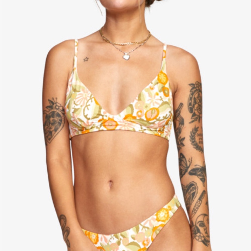 RVCA Avant Gardner Floral Bikini Set